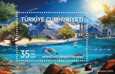 TURKEY / 2025, Akdeniz Sources of Mediterranean Sea EUROMED, MNH