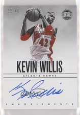 2018-19 Panini Encased Endorsements 35/49 Kevin Willis #EN-KWL Auto 1u6