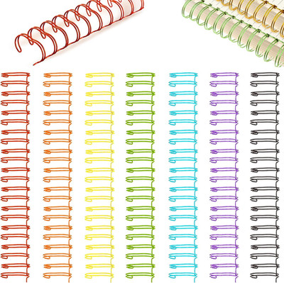 24 Pcs Cinch Wire Binding Wire Twin Binding Spines Twin Loop Spines Double Ri...