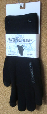 FROGG TOGGS Unisex Waterproof Gloves / Black / Size: SM/MD