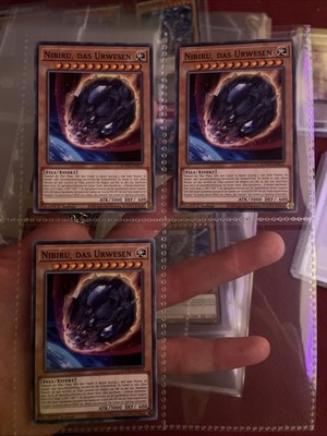 Yu-Gi-Oh! 3x nibiru Das Urwesen 1.Auflage Deutsch Common  Sdwd