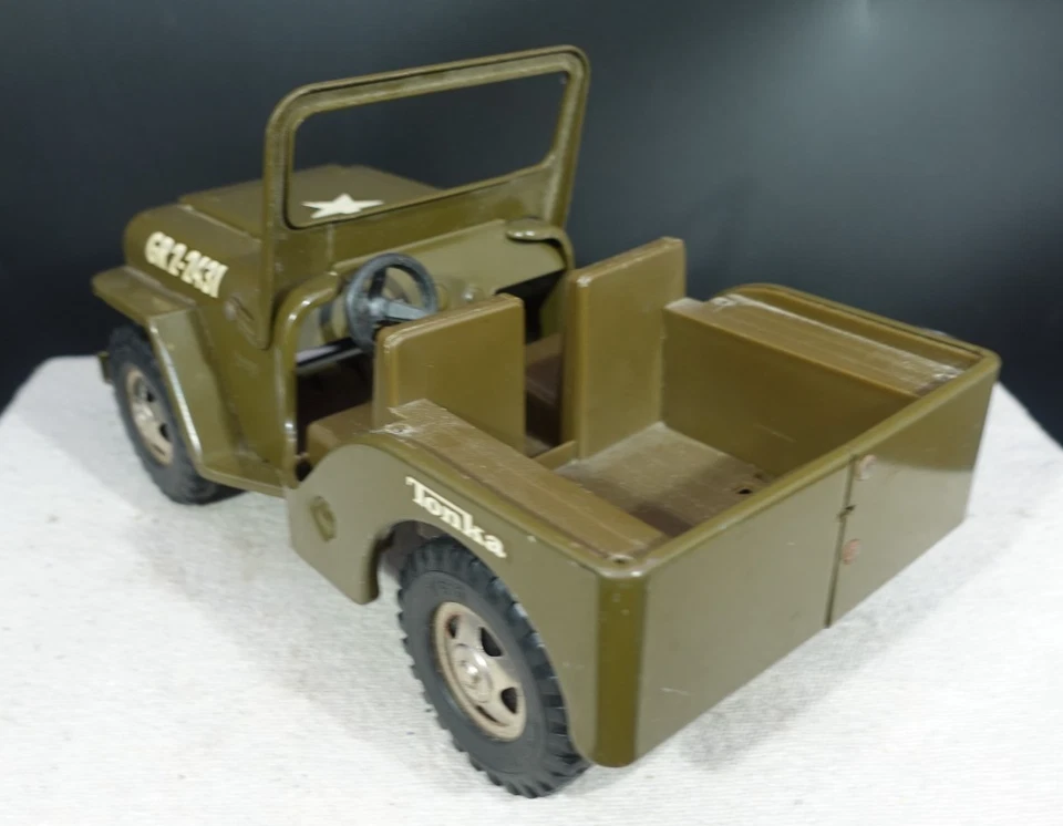 Vintage Tonka Army Jeep GR2-2431 - Image 4 of 4