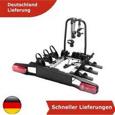 E-Bikes Fahrradträger für Anhängerkupplung 3 Fahrräder Schnellspannsicherung