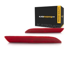 For Honda Fit 2013 2014 Bumper Reflector Driver and Passenger Side | Pair | CAPA