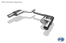  Duplex Sportauspuff Audi A5 B8 Coupe u. S-Line 1.8l TFSI/2.0l TDI je 100mm
