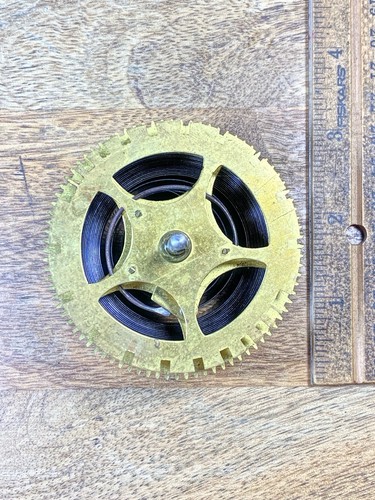 Gilbert Clock Movement (Pat. June 3 1879) Strike Side Main Wheel (KD2697) - Picture 2 of 9