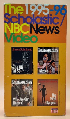 The 1995-96 Scholastic NBC News Video VHS **Buy 2 Get 1 Free** | eBay