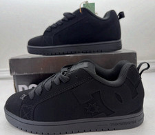 DC Shoes Court Graffik Men's Skate Shoes Black Black Chunky Sneakers