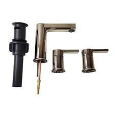 Moen 84629NL Rinza Widespread 2-Handle High-Arc Bathroom Faucet -Polished Nickel