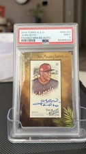 2019 Topps Allen And Ginter Juan Soto Auto Framed Mini Psa 9