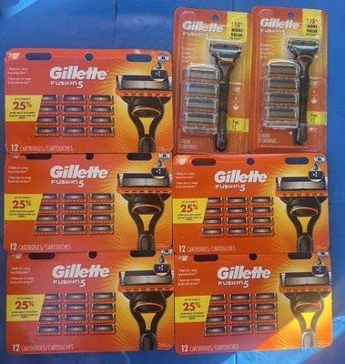 Gillette Fusion 5 2 Razors 70 Cartridges 