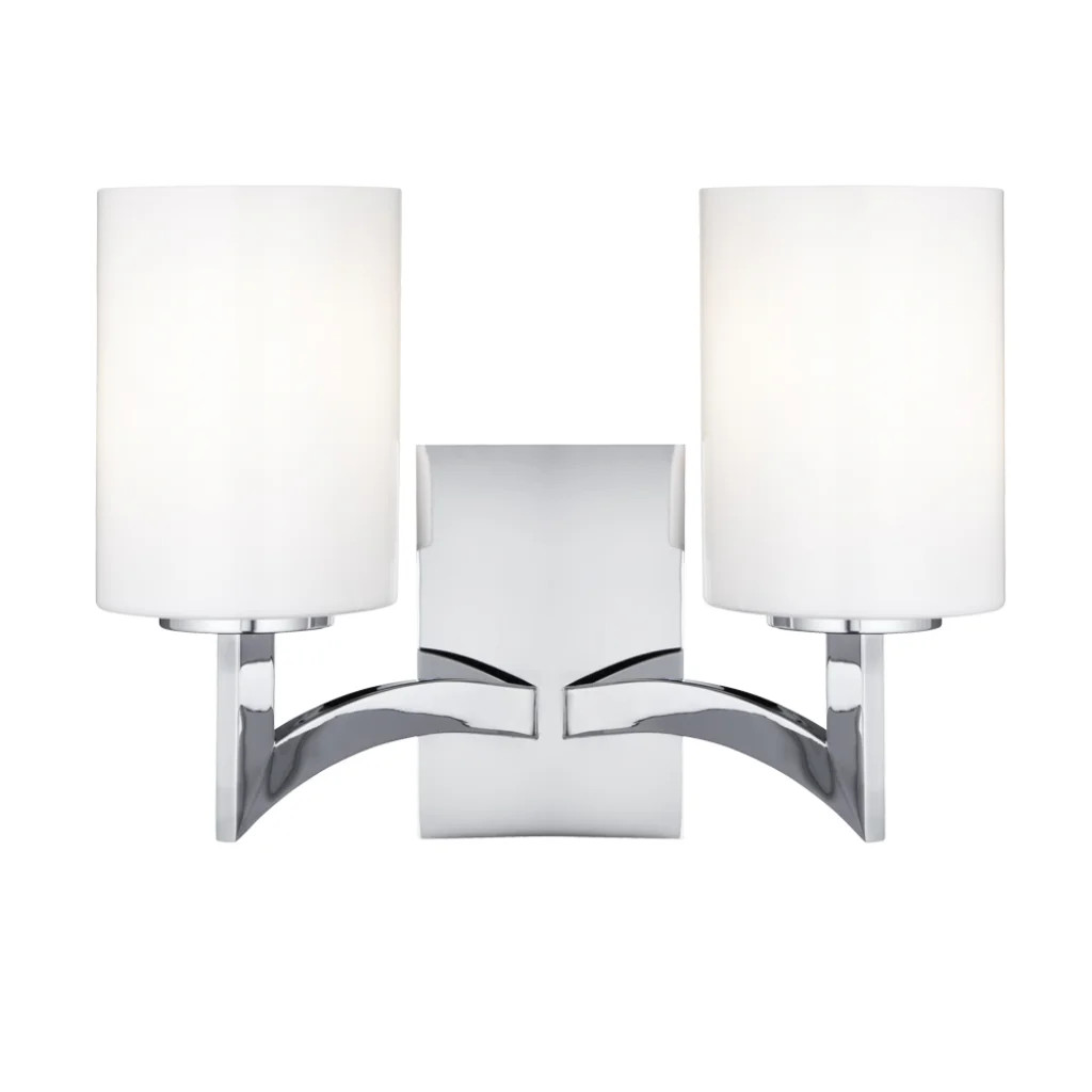 Wall Light Silver Gina Chrome Searchlight 4992-2CC