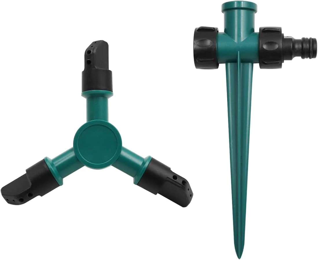 Irrigatore Rotante Da Giardino 5 Pezzi – Automatico A Griglia Telescopica – Angolo Controllabile – Filettatura Femmina