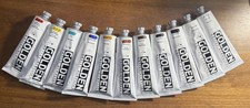 Lot of 11 Golden Heavy Body Acrylic Paint 5 oz Paint Tubes New NO DOUBLES! L@@K!