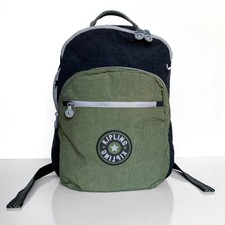 Mochila Kipling Seoul Go verde/negro