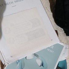 Smart Neck Massager Blue Electric Device for Neck Pain Relief and Relaxation