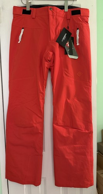 #ad #ad NWT $375 J. Lindeberg Clarke Fiery Red Ski Snow Pants Sz Medium $199.99