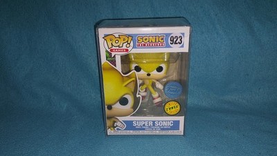 Funko Pop! Super Sonic Nr. 923 als seltene Chase Limited Edition mit Schutzhülle
