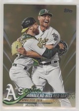 2018 Topps Update Season Highlights Checklist Gold /2018 Sean Manaea #US167 08jk