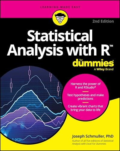 Statistical Analysis with R For Dummies 2nd Editi on by Schmuller PAPERBACK - Image 5