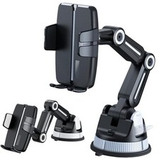 Suction Cup Phone Holder for Car, 360 Adjustable Heavy Duty Mount