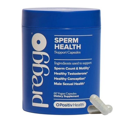 1 PCS PREGGO O-Positive Wellness Sperm Enhance Caplets   60 Count, US Made