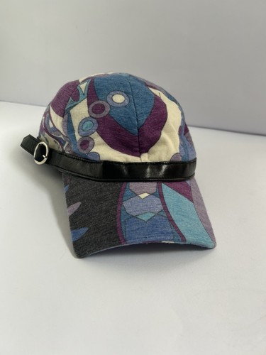 EMILIO PUCCI Designer Multicolour Baseball Cap - Imagen 4 de 4