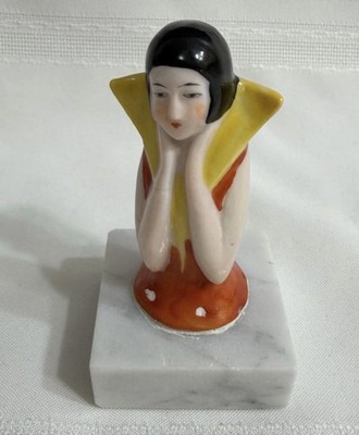 Art Deco antique half doll