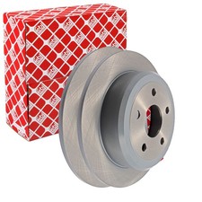 2X FEBI BREMSSCHEIBEN 316,0mm VOLL HINTEN PASSEND FÜR JEEP WRANGLER