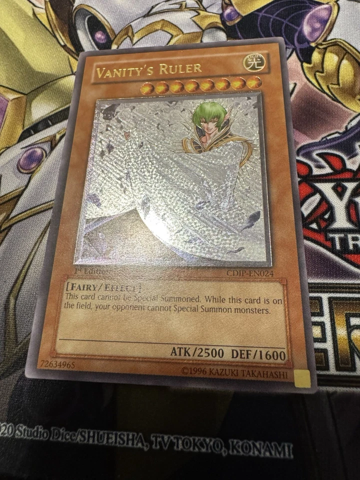 Yu-Gi-Oh! TCG Vanity’s Ruler - CDIP-EN024 - Ultimate Rare - 1st Edition LP - Image 2 of 4