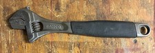 Bahco 9073 12" Adjustable Wrench Ergo w/ Pipe Jaw Insert Sweden