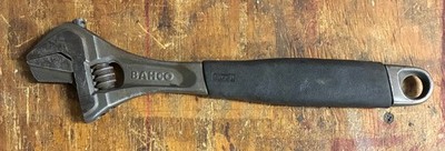 Bahco 9073 12'' Adjustable Wrench Ergo w/ Pipe Jaw Insert Sweden