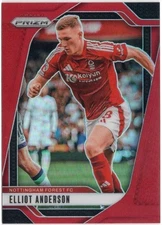 2024-25 Panini Prizm Premier League Red Elliot Anderson Parallel Card #259 /199