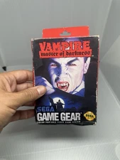 Vampire: Master of Darkness Sega Game Gear CIB Complete Rare Authentic Box Wear