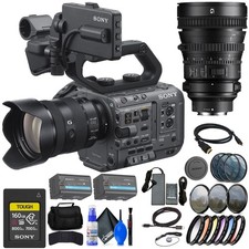 Sony FX6 Digital Cinema Camera Kit with 24-105mm Lens  Sony FE PZ Lens  More