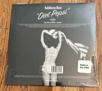 Addison Rae Diet Pepsi サイン入りレコード Addison Rae Diet Pepsi Vinyl - Signed | eBay