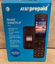 Alcatel SMARTFLIP - 4 GB - Volcano Black AT T 