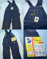 VTG 40s 50s MENS 40 X 32 NEW DEADSTOCK BLUE BELL SANFORIZED DENIM JEANS OVERALLS