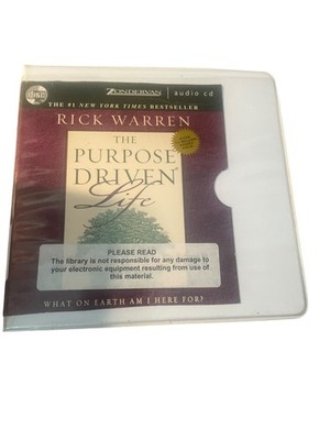 The Purpose Driven Life by Rick Warren Audiobook CDs Unabridged 9 Discs