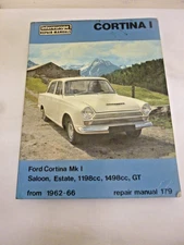 ford cortina mk 1 intereurope repair manual 1962-66 1198-1498 gt cc saloon