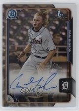 2015 Bowman Draft Chrome Draft Pick Auto Refractor Cam Gibson #BCA-CG Auto 1cc7