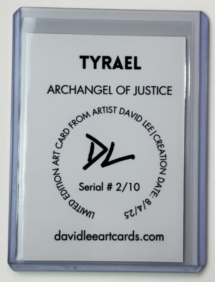 Tyrael Limited Edition Artist Signed “Archangel Of Justice