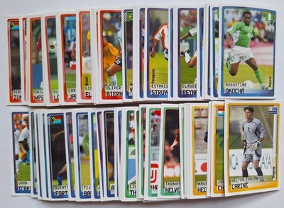 Panini Road to World Cup 2002 - 102 verschiedene Sticker WM TOP