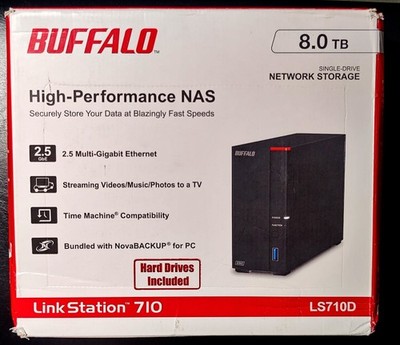 8TB 1-Bay Personal Cloud NAS BUFFALO LinkStation 710  LS710D