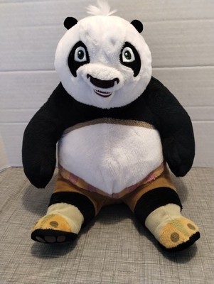 Dreamworks Kung Fu Panda Plush 11'' Sitting Embroidered Eyes Stuffed Toy