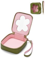 Popvibe Small Makeup Bag for Purse Travel Toiletry Bag Cute Mini Clear Cosmet...