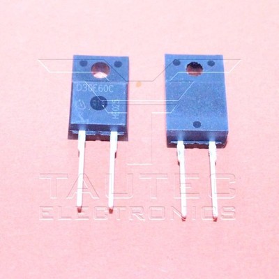10 PCS IDV30E60C INFINEON FAST RECOVERY DIODE 600V 21A TO-220F 10 PCS.