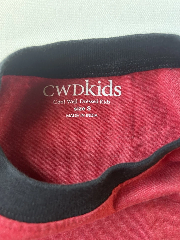CWD Kids Boys T-shirt Red Size Small - Image 2 of 2