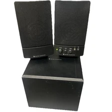 Altec Lansing BX1121 Computer Audio System Speakers 2.1 Powered Subwoofer WORKS
