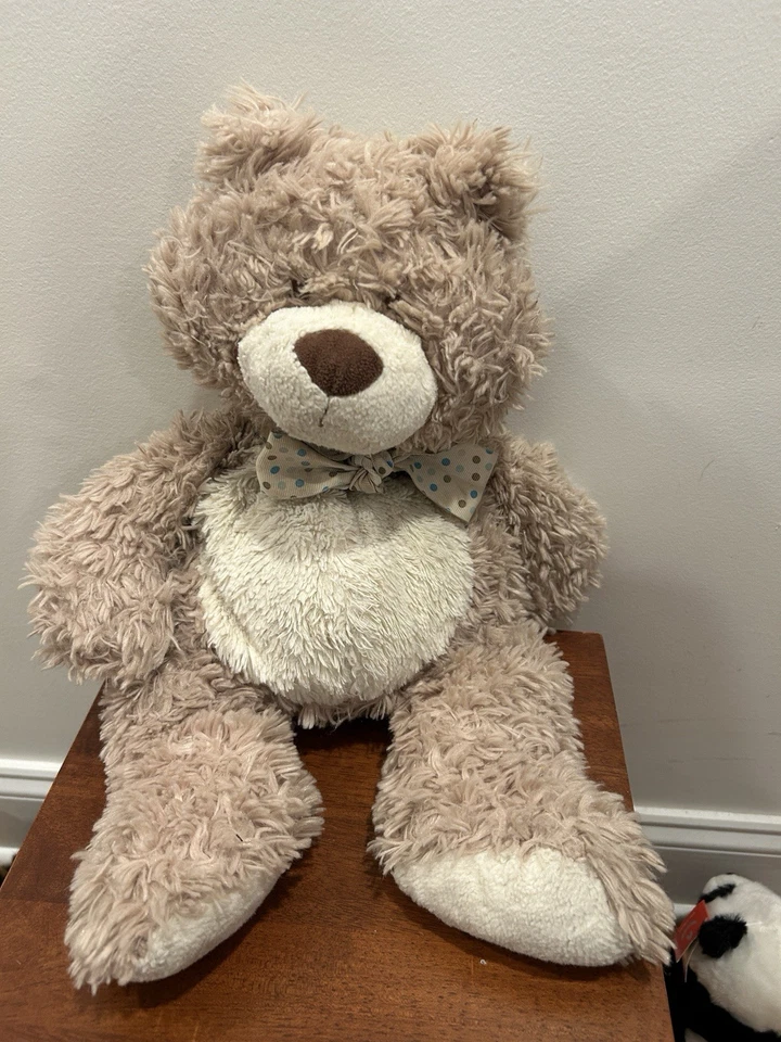 "Oso de peluche marrón de 18"" colección de cachemir completo bebé" Foto 4 de 4